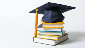 Scholarship – books and cap