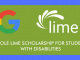 Google Lime Scholarship 2023-2024 Application, Eligibility, How To Apply