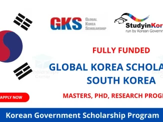 Global Korea Scholarship (GKS) Application Form - How To Apply