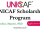 UNICAF Scholarship 2024 Application Form, Eligibility, How To Apply