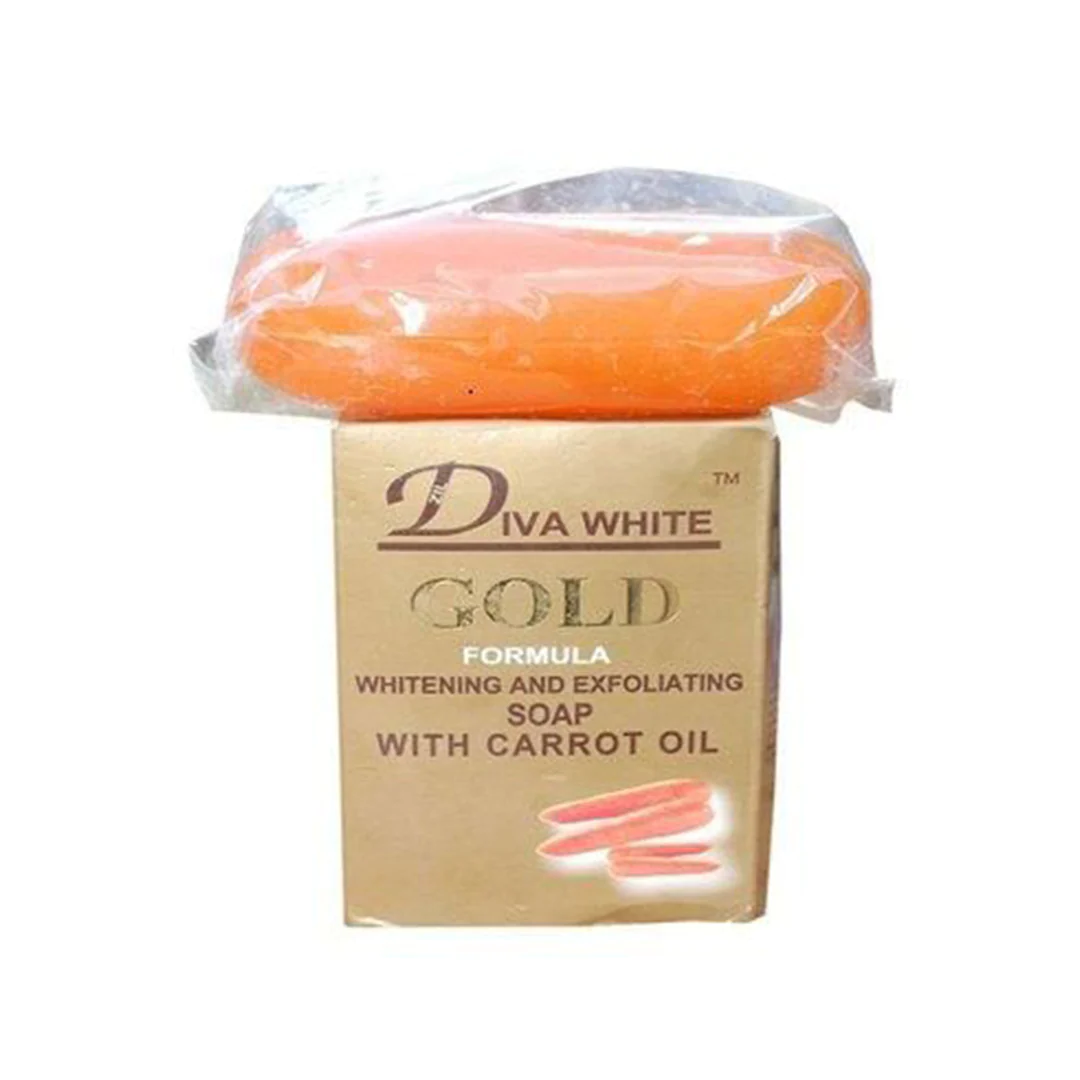 Diva White Carrot Lightening and Exfoliating Soap