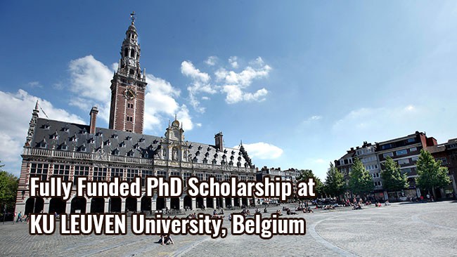 KU Leuven Global Minds PhD Scholarship