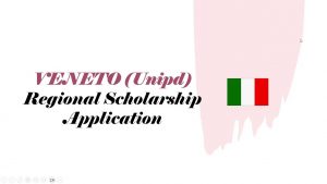 Veneto Regional Scholarship 2024 Application, Eligibility, Deadline, How to Apply