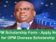 OPM Overseas Scholarship 2024 Application