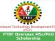 PTDF Scholarship for Postgraduate 2024 Application